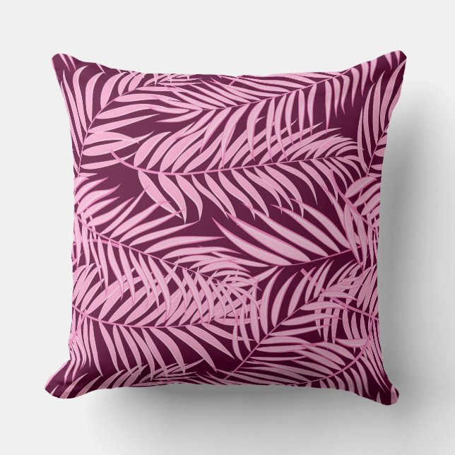 Palms Throw Kissen (Vorderseite)