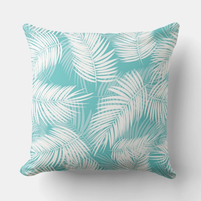 Palms Throw Kissen (Vorderseite)