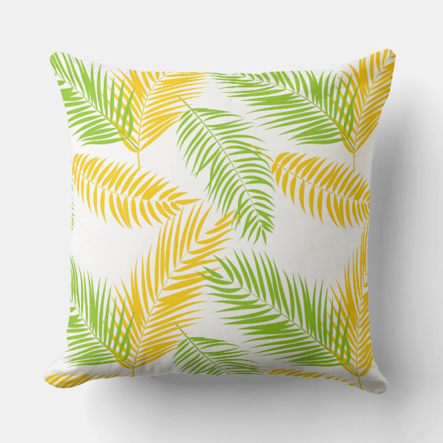 Palms Throw Kissen (Vorderseite)