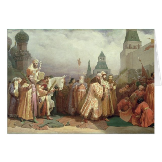 Palmsonntags-Prozession (Vorderseite (Horizontal))