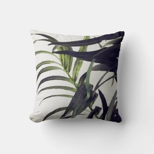 Palmwedel Kissen (Vorderseite)