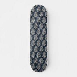 Palmwedel Navyblau und Creme Skateboard