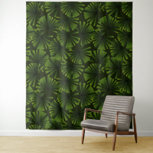 Palmwedel Wandteppich