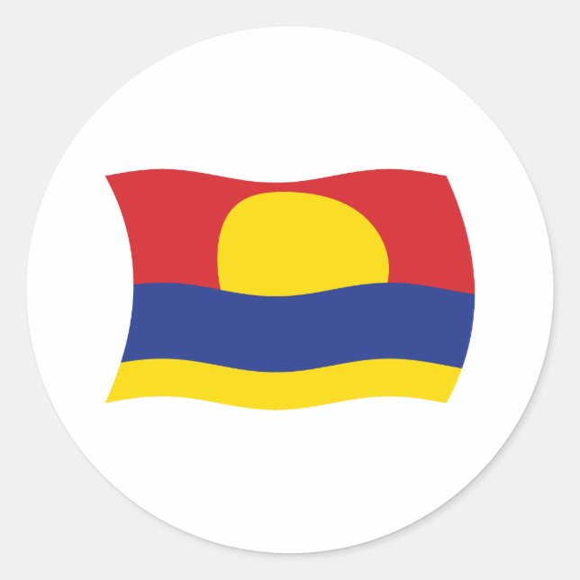 Palmyra Atoll Flag Sticker (Vorderseite)