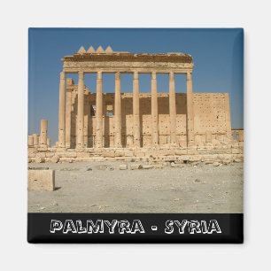 Palmyra, Bell Temple, Syrien (Kühlschrankmagnet) Magnet