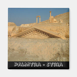 Palmyra, Bell Temple, Syrien Nr.2 (Kühlschrankmag Magnet