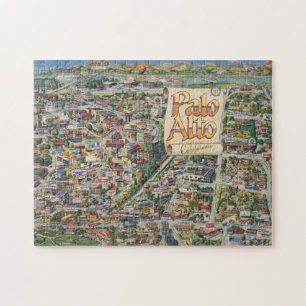 Palo Alto, California Map