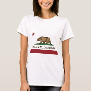 Palo Alto Kalifornien Staatsflagge T-Shirt