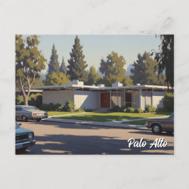 Palo Alto Vintag Postkarte