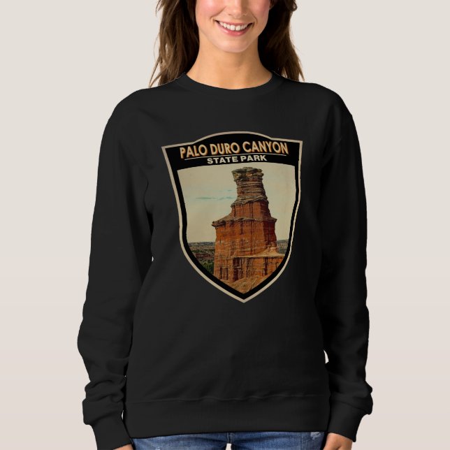 Palo Duro Canyon Staat Park Texas Art Art   Sweatshirt (Vorderseite)