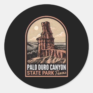 Palo Duro Canyon Staat Park Texas Runder Aufkleber
