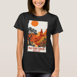 Palo duro canyon state park texas wüstenlandschaft T-Shirt