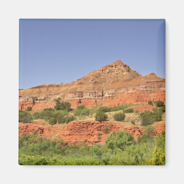 Palo Duro Canyon, Texas. Gesteinsschichten Magnet (Vorne)