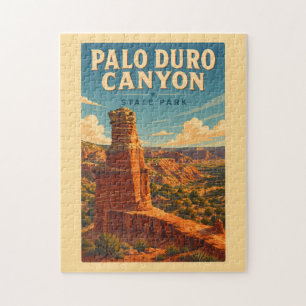 Palo Duro Canyon Texas Illustration Reise Kunst