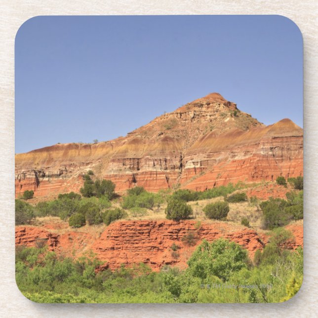 Palo Duro-Schlucht, Texas.  Aufeinander folgende Untersetzer (Vorderseite)