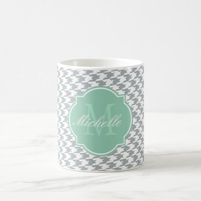 Paloma Houndstooth Monogram Mug (Centre)