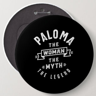 Paloma Personalisiert Name Geburtstagsgeschenk Button