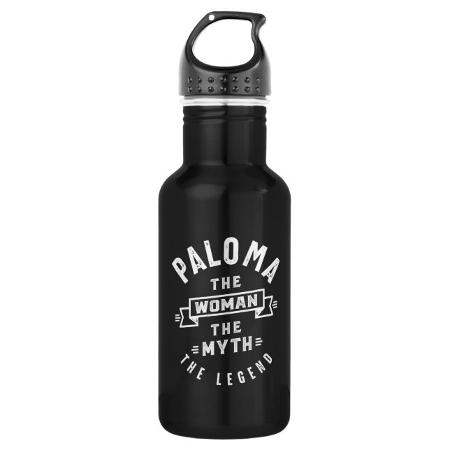 Paloma Personalisiert Name Geburtstagsgeschenk Edelstahlflasche (Vorderseite)