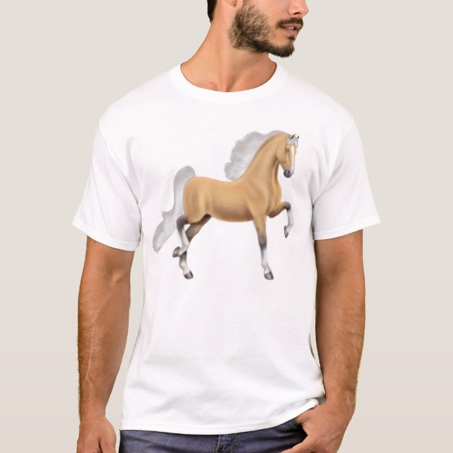 Palomino-Amerikaner Saddlebred PferdeT - Shirt (Vorderseite)