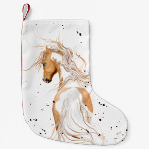 Palomino-Farben-Pony durch Bihrle Kleiner Weihnachtsstrumpf
