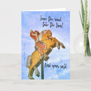 PALOMINO-Grußkarte Dankeskarte