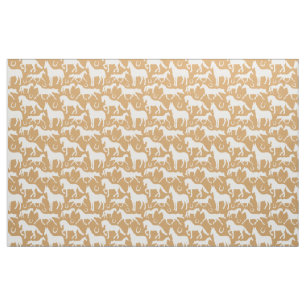 Palomino Horse Pattern Stoff