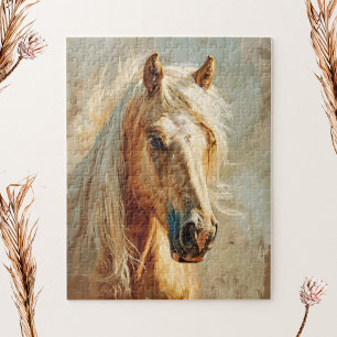 Palomino Horse Portrait