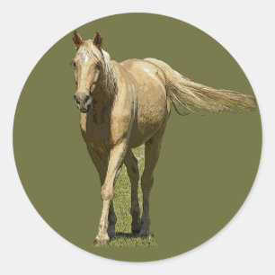 Palomino Horse Stickers