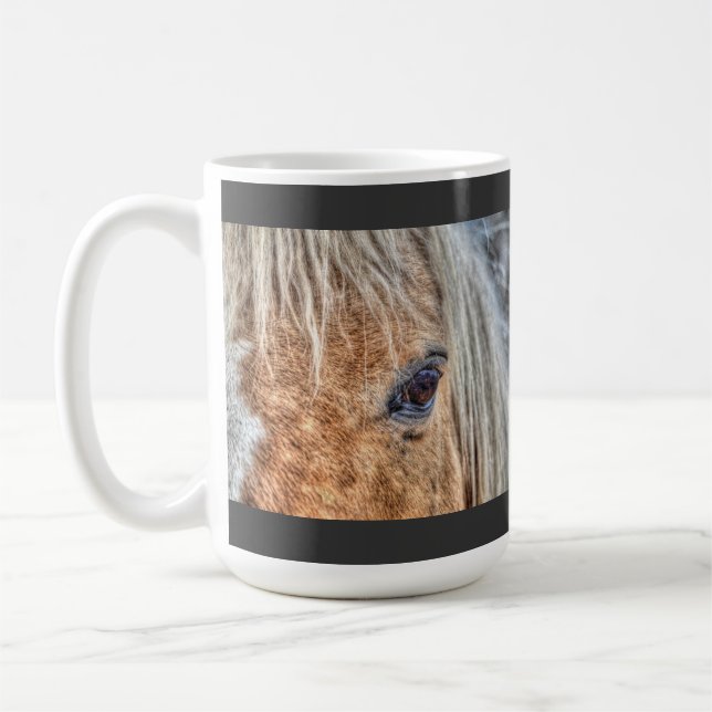 Palomino Horse's Eye Photo Boire Mug (Gauche)