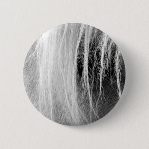 Palomino in Schwarz und Weiß Button