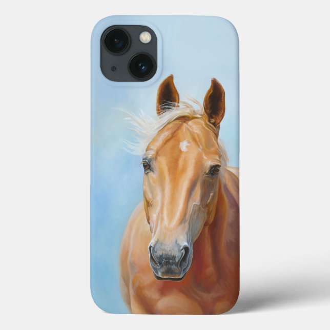 Palomino Pferd Reittier Lover iPhone / iPad Gehäus Case-Mate iPhone Hülle (Rückseite)