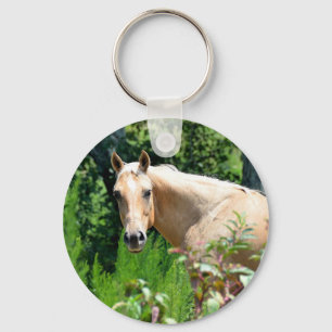 Palomino-Pferd-Schlüsselanhänger Schlüsselanhänger