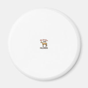 Palomino-Pferdeliebhaber-Retro-Stich-T-Shirt_1 Magnet