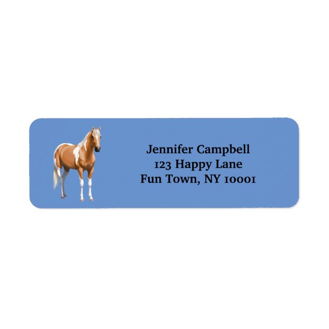 Palomino Pinto Quarter Paint Horse Stallion (Vorne)