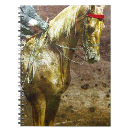 Palomino Saddleseat Grunge Notizblock