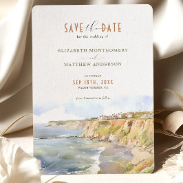 Palos Verdes CA Save the Date Einladung