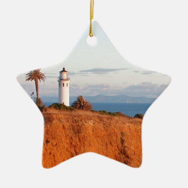 Palos Verdes Leuchtturm Keramikornament (Vorne)