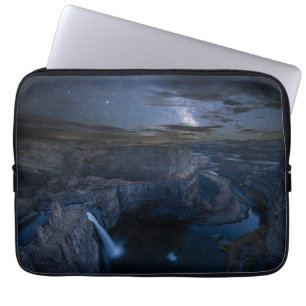 Palouse Falls Park & Milchstraße Bundesstaat Was Laptopschutzhülle