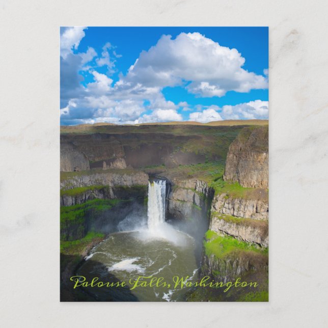 Palouse Falls Washington Staat Postkarte (Vorderseite)
