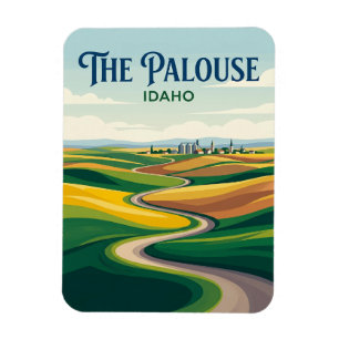 Palouse-Hügelland Idaho Magnet