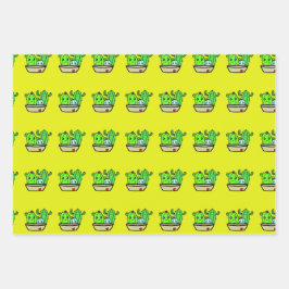 Pals Cactus Wrapping Paper Geschenkpapier Set
