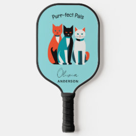 Pals Personalisiert Cat Lover's Pickleball Schläger