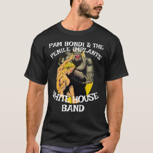 Pam Bondi & Die Penisimplantate JD Vance Patel T-Shirt