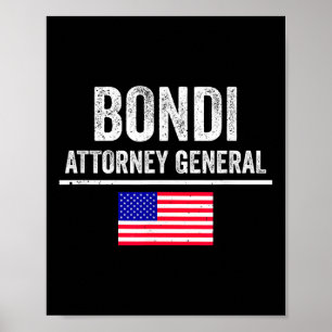 Pam Bondi Generalstaatsanwalt von Präsident Trump Poster