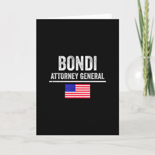 Pam Bondi Generalstaatsanwältin der Wahl von Präsi Karte