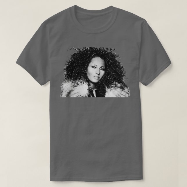 Pam Grier Retro Vintag T-Shirt (Design vorne)