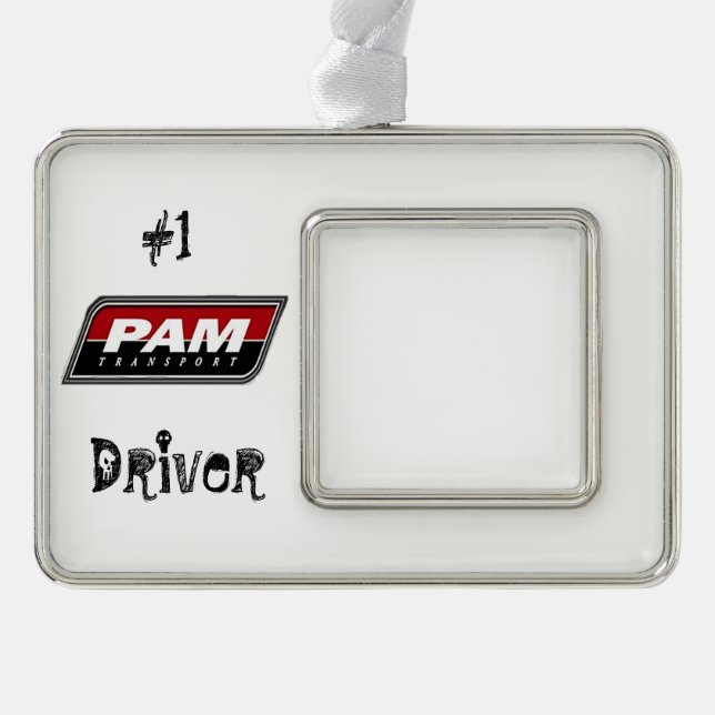 Pam Transport Rahmen-Ornament Silber (Vorderseite)