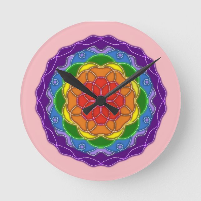 Pamela Design Clock Runde Wanduhr (Vorderseite)