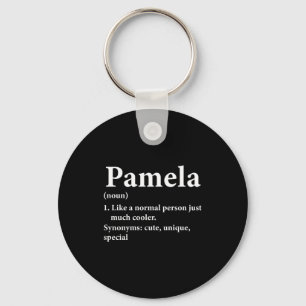 Pamela Name Definition Lustig D Schlüsselanhänger