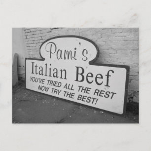 Pami's Italian Beef Postkarte